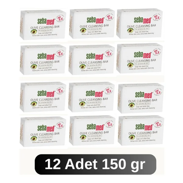 Sebamed Zeytinyağlı 150 Gr 12 Adet Kompakt Sabun - Görsel 2