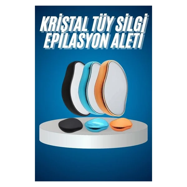 Tüy Silgi Kristal Epilasyon Acısız Ağrısız Ve Pratik Epilasyon Aleti - Görsel 2