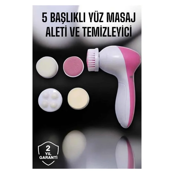 5 Fonksiyonlu Kablosuz Yüz Temizleme Cihazı İle Derinlemesine Cilt Bakımı - Görsel 2