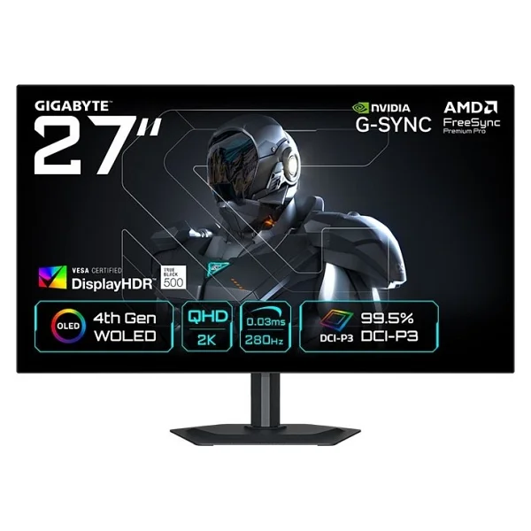 Gigabyte Mo27q28g 27" 0.03 Ms 2k Pivot 280 Hz OLED Oyuncu Monitörü - Görsel 6