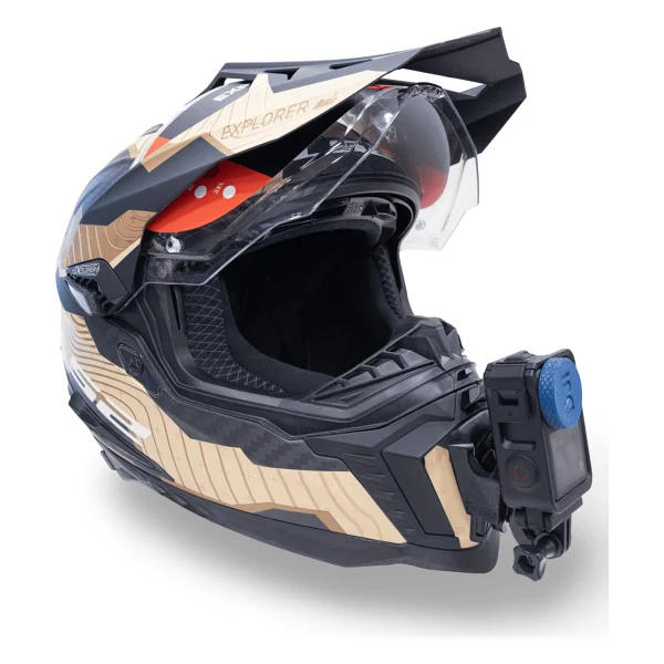 Ls 2 Explorer C Kask Için Aksiyon Kamerası Kask Çene Bağlantı Aparatı Chin Mount - Görsel 6