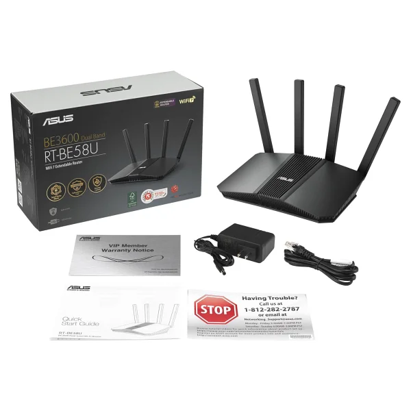 Asus Rt-Be58u 4 Port 3600 Mbps Router - Görsel 9