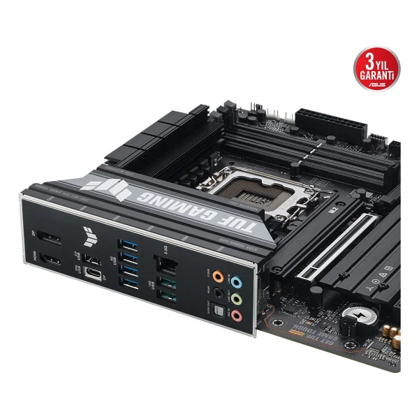 Asus Tuf Gaming B860m-Plus Wi-Fi Intel Lga1851 DDR5 Micro Atx Anakart - Görsel 7