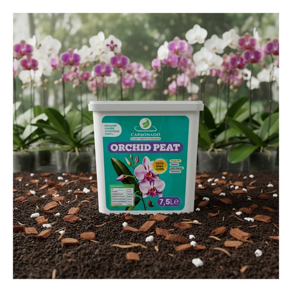 Orchid Peat 7,5 Litre Organik Orkide Yetiştirme Torfu - Görsel 2