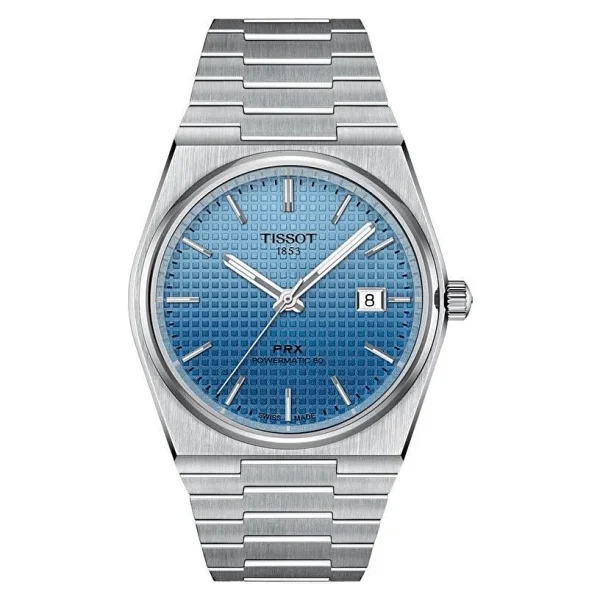 Tissot Prx Powermatic 80 T137.407.11.351.01 Çelik Kordon Açık Mavi Erkek Kol Saati - Görsel 6