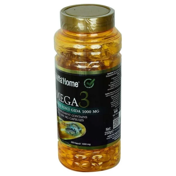 Shiffa Home Omega3 Yumuşak 1000 Mg X 200 Kapsül - Bitkisel - Görsel 2