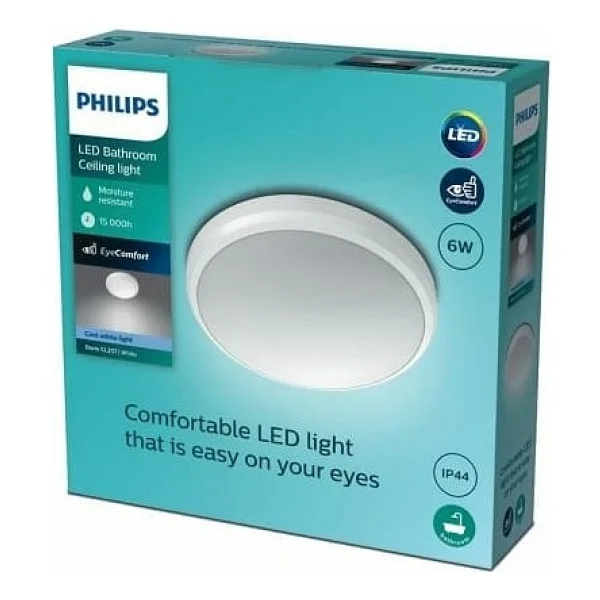 Philips Doris 6 W Beyaz Işık LED Tavan Lambası - Görsel 5