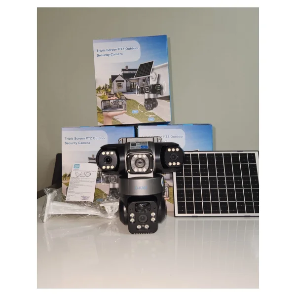 O-Kam 6060 6 Mp Solar Güneş Enerjili Gece Görüşlü Ip Güvenlik Kamerası - Görsel 6