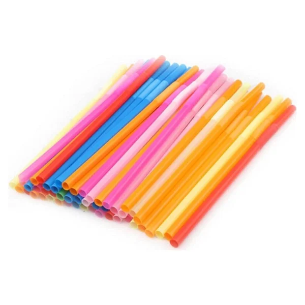 Jelatinli Körüklü Frozen Pipet 100'lü Renkli Pipet - Görsel 2