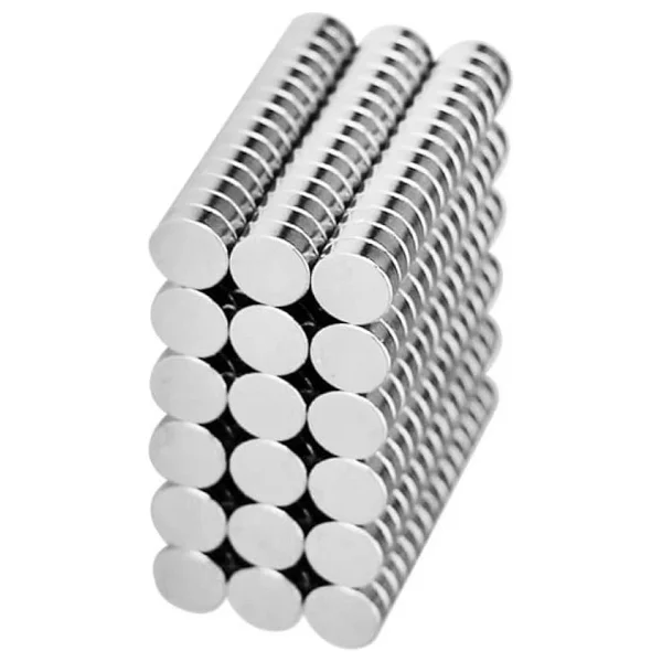 5 Adet 8x3mm Yuvarlak Neodyum Mıknatıs Güçlü Nikel Kaplamalı Kaliteli Dayanıklı Magnet - Görsel 4