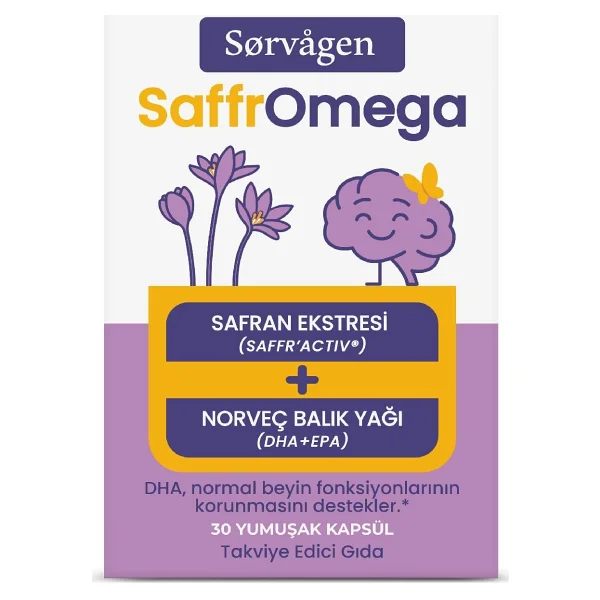 Sorvagen Saffromega 30 Yumuşak Kapsül - Görsel 3