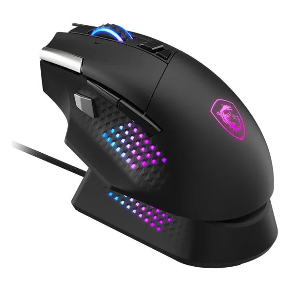 Msı Versa Pro Wireless + Dock Pro RGB Şarjlı Optik Kablolu/Kablosuz Oyuncu Mouse - Görsel 2