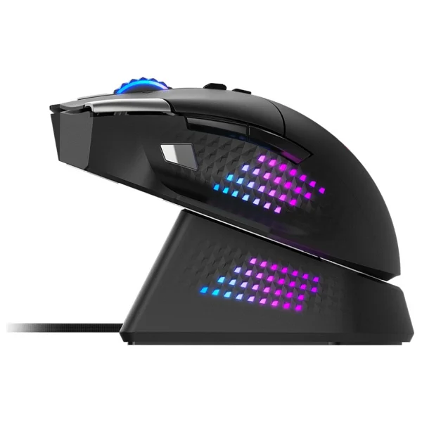 Msı Versa Pro Wireless + Dock Pro RGB Şarjlı Optik Kablolu/Kablosuz Oyuncu Mouse - Görsel 4