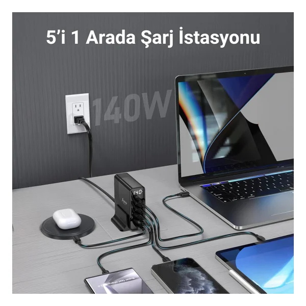 Juo Dlc140 140 W Hızlı Şarj Adaptörü - Görsel 3