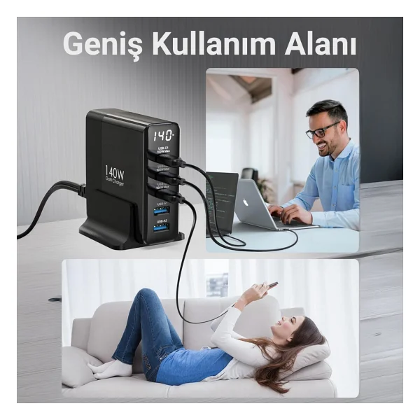 Juo Dlc140 140 W Hızlı Şarj Adaptörü - Görsel 4