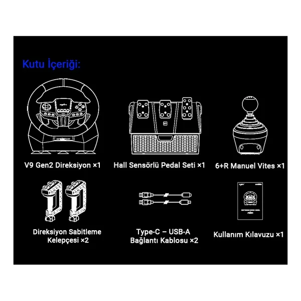 Pxn V9 Gen2 Direksiyon Seti - Görsel 10