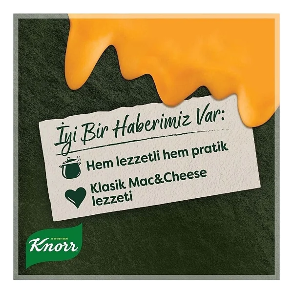 Knorr Çabuk Mac & Cheese Peynirli Makarna 212 Gr X 4 Adet - Görsel 3