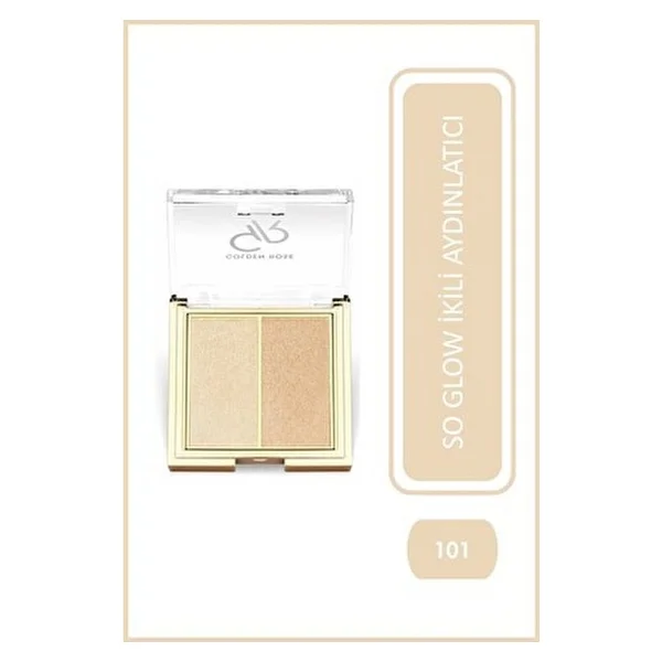 Golden Rose So Glow Duo Highlighter - Görsel 4