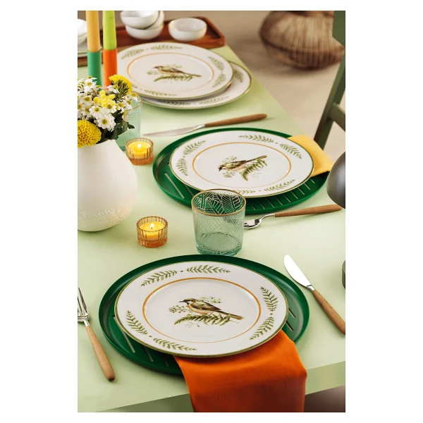Kütahya Porselen Bellis 1105 4'lü 21 Cm Pasta Tabağı - Görsel 3