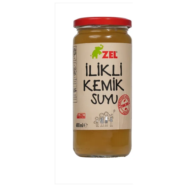 Zel %100 Dana Kaval Kemiklerinden İlikli Kemik Suyu 480 Ml - 12 Saat Kaynatılmış - Görsel 6