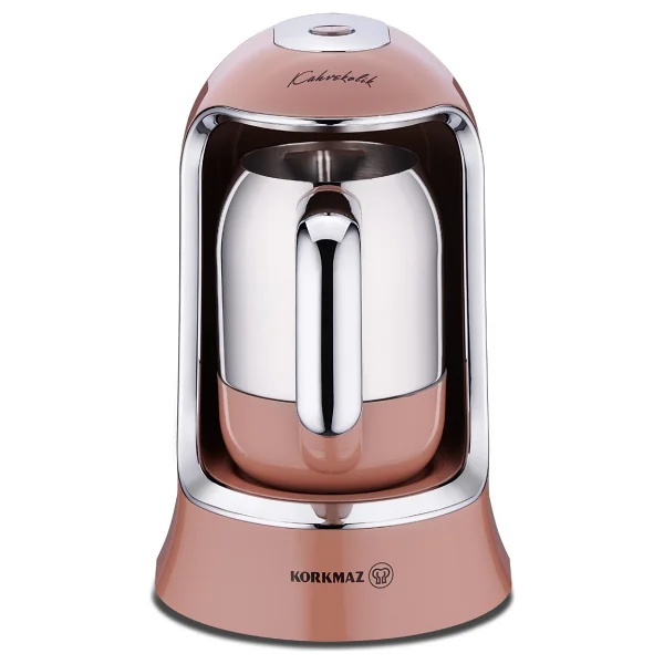 Korkmaz A860-17 Kahvekolik Mocha Krom Türk Kahve Makinesi - Görsel 4