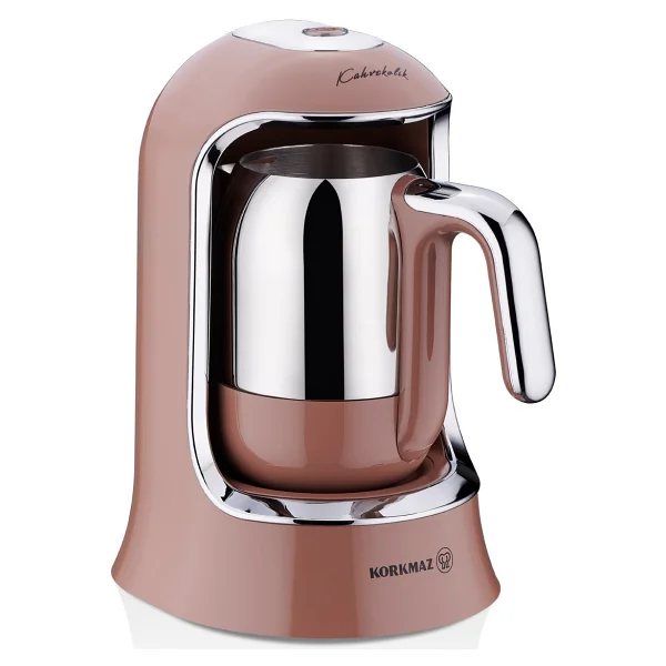 Korkmaz A860-17 Kahvekolik Mocha Krom Türk Kahve Makinesi - Görsel 2
