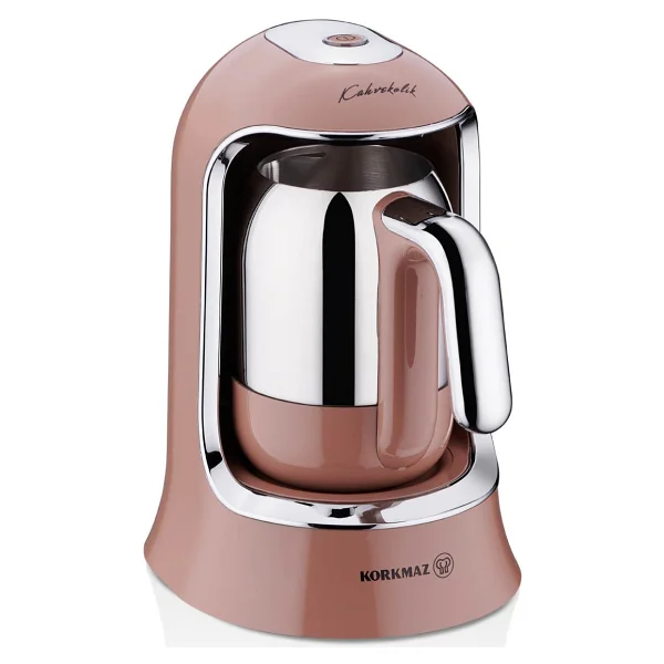 Korkmaz A860-17 Kahvekolik Mocha Krom Türk Kahve Makinesi - Görsel 3