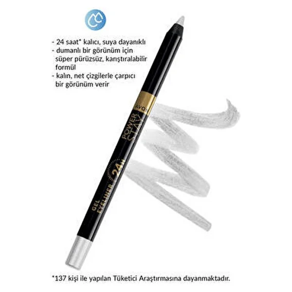 Avon Power Stay Jel Eyeliner - Görsel 3