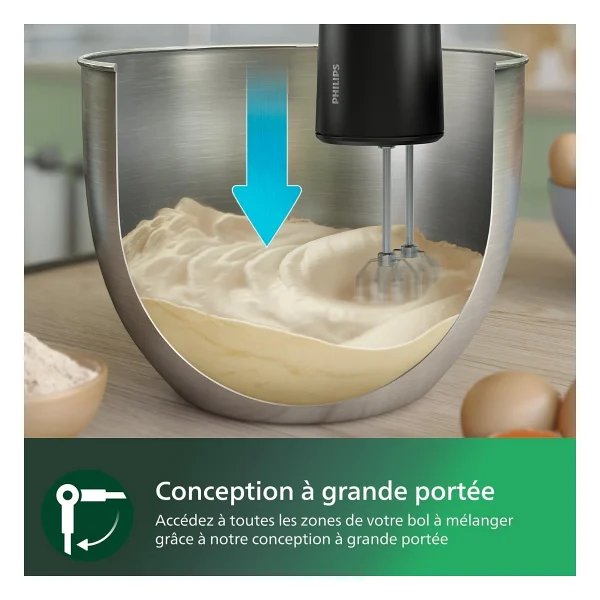 Philips 5000 Serisi Güçlü El Mikser Seti 500w, El Blender Aparatı, Doğrayıcı Aparatı, Ölçekli Akıllı - Görsel 4