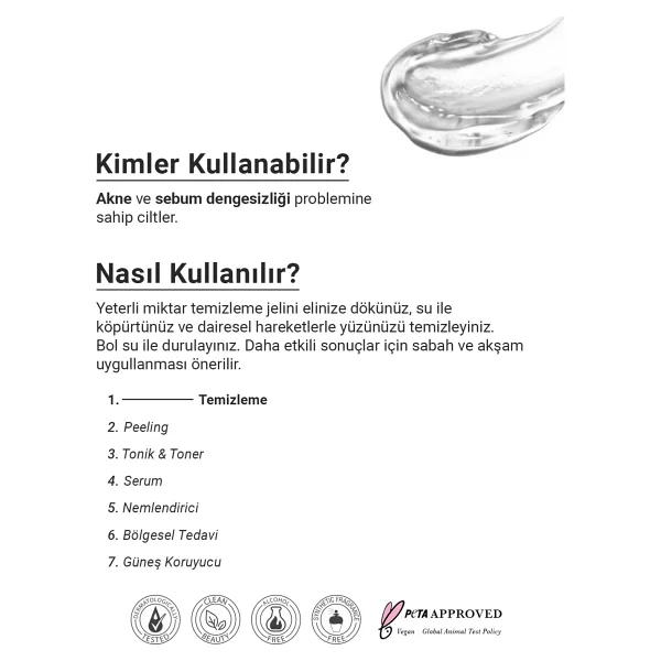 The Newlab Akne Karşıtı & Sebum Kontrol Yüz Temizleyici 200 Ml - Görsel 9
