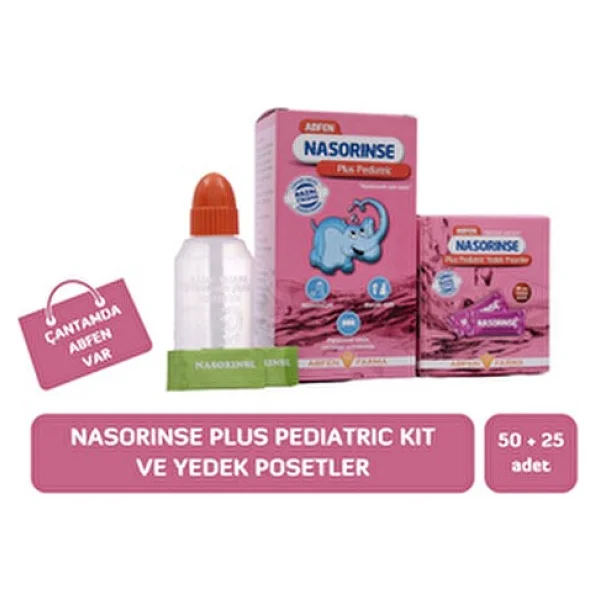 Nasorinse Plus Pediyatrik Yedek Poşet 50 Adet - Görsel 4