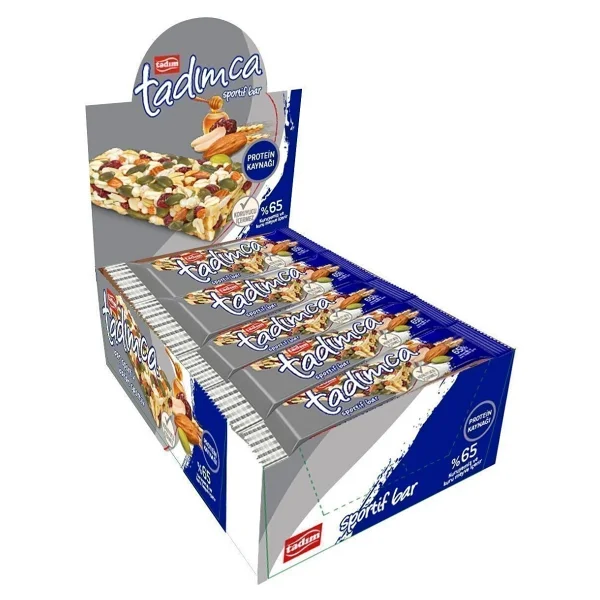Tadım Sportif Bar 30 Gr 20 Li + Yer Fıstıklı Bar 30 Gr 20 Li Karma Paket - Görsel 2