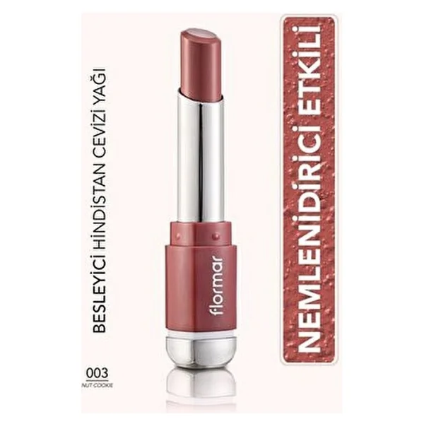 Flormar Prime'n Lips 03 Nut Cookie Stick Ruj - Görsel 2