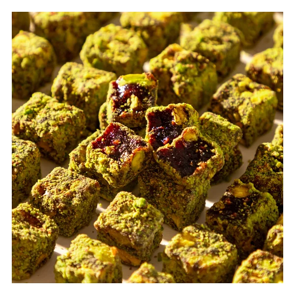 Servet Şeker İlavesiz Karadut Antep Fıstıklı Çifte Kavrulmuş Lokum 500g - 500 Gr - Görsel 2