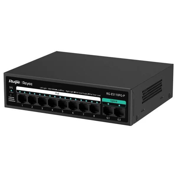 Ruijie Reyee Rg-Es110fg-P 10 Port Switch - Görsel 3
