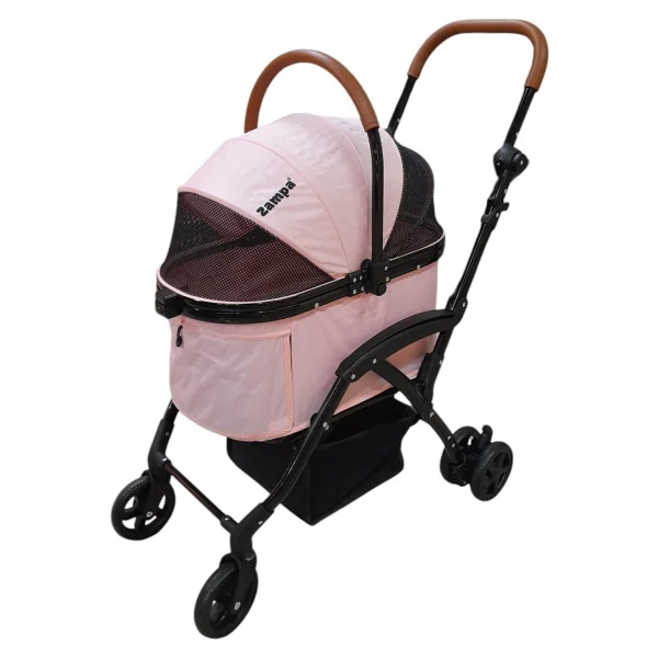 Zampa Orbit 50x70x100 Cm Pembe Kedi Köpek Arabası - Görsel 2