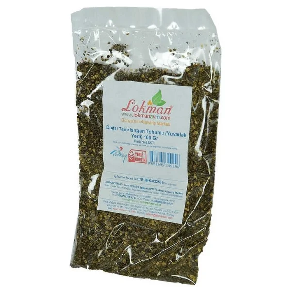 Lokmanavm Isırgan Tohumu Tane Doğal (Yuvarlak Yerli) 100 Gr Paket - Görsel 9