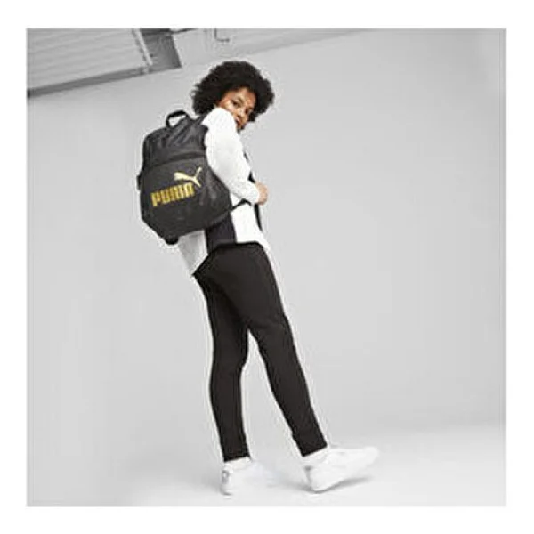 Puma Phase 075487-49 Siyah-Gold Sırt Çantası - Görsel 9