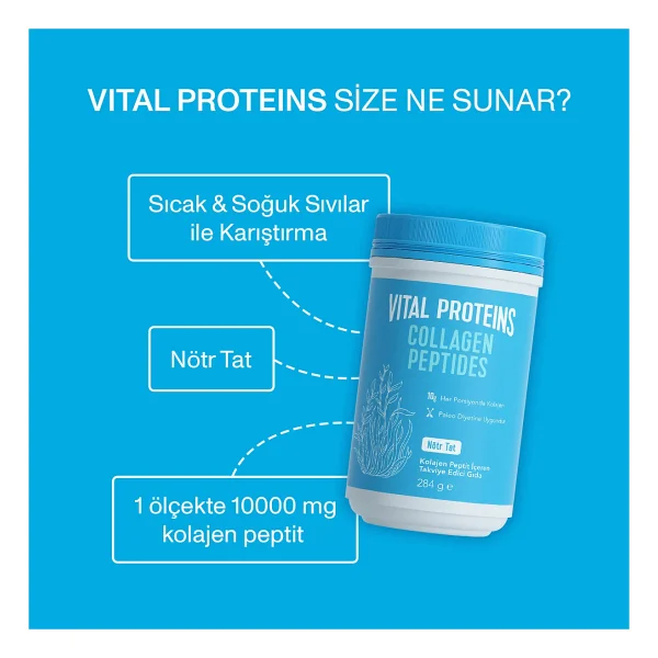 Vital Proteins Collagen Peptides 284 Gr Toz - Görsel 2