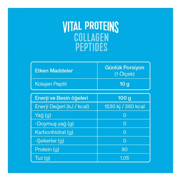 Vital Proteins Collagen Peptides 284 Gr Toz - Görsel 7