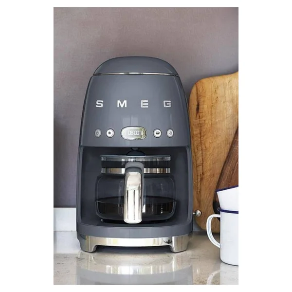 Smeg Dcf02greu Retro Gri Filtre Kahve Makinesi - Görsel 8