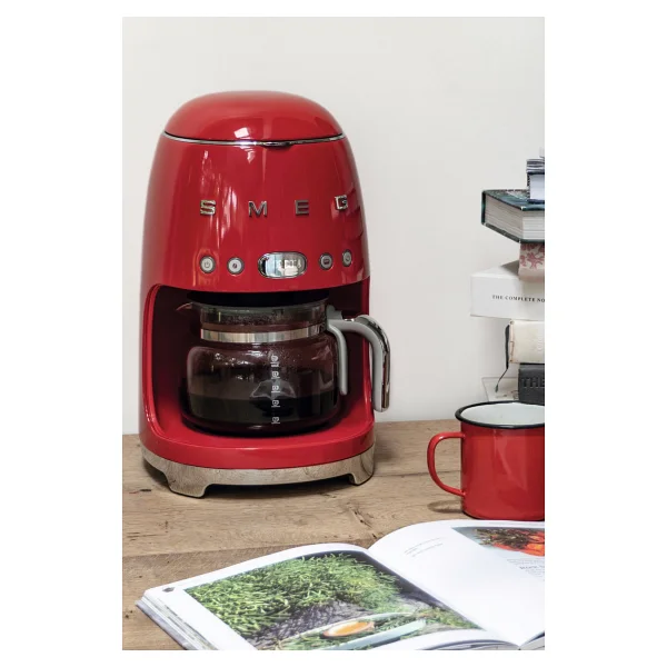 Smeg Dcf02rdeu Retro Kırmızı Filtre Kahve Makinesi - Görsel 4