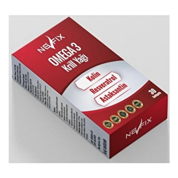 Nevfix Omega 3 Krill Yağı 30 Softgel Kolin Ve Resveratrol İçerir Yetişkinler İçin - Görsel 7