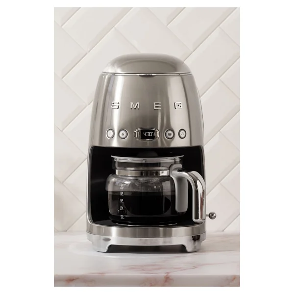 Smeg Dcf02sseu Retro Inox Filtre Kahve Makinesi - Görsel 2