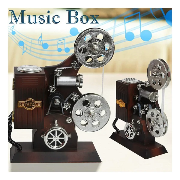 Film Makinesi Tasarımlı Müzik Kutusu - Görsel 2