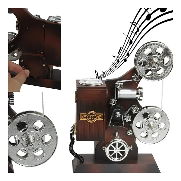 Film Makinesi Tasarımlı Müzik Kutusu - Görsel 3