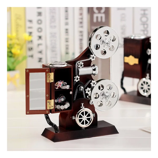 Film Makinesi Tasarımlı Müzik Kutusu - Görsel 4