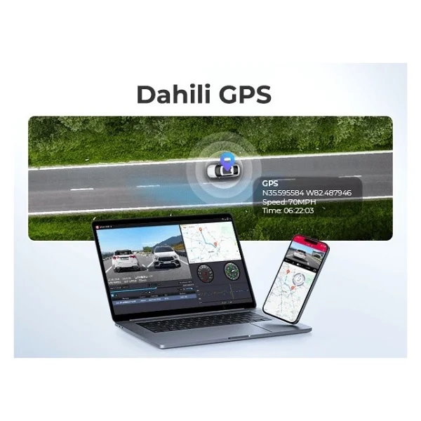 Lingdu Ld02 5k 3 İnç Ekran 150° 2 Kameralı 64gb Araç İçi Kamera (Türkiye'de İlk Kamera) - Görsel 6