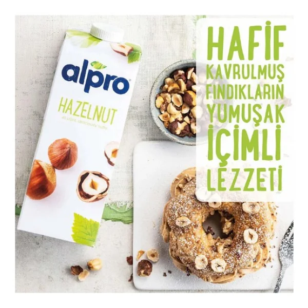 Alpro Fındık Sütü 1 Lt 4'lü - Görsel 5
