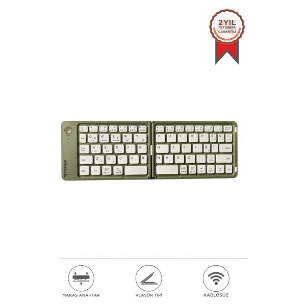 Torima Tk-08 Siyah Şarjlı Tkl Kablosuz Klavye - Görsel 7
